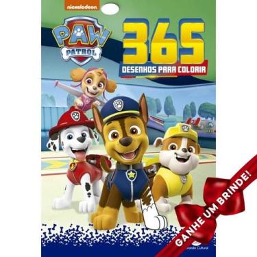 Imagem de Livro Patrulha Canina 365 Desenhos Para Colorir Livro De Atividades In