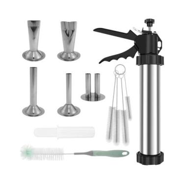 Imagem de Kit De Ferramentas Para Fazer Linguiça Em Aço Inoxidável: Enchedor Man