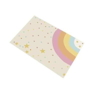 Imagem de Tapete De Brincar Para Quarto Infantil Lavável E Sem Pelos Para Decora