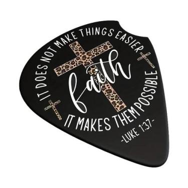 Imagem de 6 Peças De Palhetas De Guitarra E Ukulele Com Impressão Dupla Face, Ch