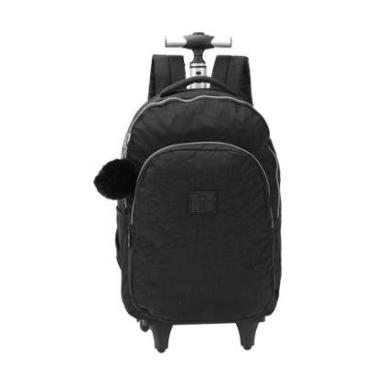 Imagem de Mochila de Rodinha Juvenil Crinkle MC47152UP Up4you PRETO UN-Unissex