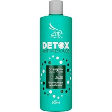 Imagem de Zap Detox Menta - Shampoo Antirresíduos Refrescante Limpeza Profunda 500ml-Unissex
