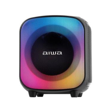 Imagem de Caixa De Som AIWA Party Box Bivolt, RGB, Bluetooth 5.3, Preto - AWS-PB