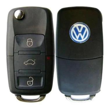 Imagem de Capa Chave Canivete Vw Gol G5 Fox Polo Jetta Modelo Original - LshopM