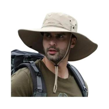 Imagem de Chapéu Panamá Masculino De Verão Respirável Em Malha Com Proteção Sola