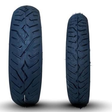 Imagem de Kit 2 Pneus Moto 140 70 17 Traseiro 100 80 17 Dianteiro - RB TYRES