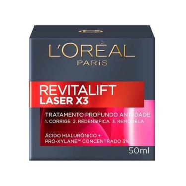 Imagem de Creme Hidratante Facial Loreal Revitalift Laser X3 Diurno 50ml, 50ml