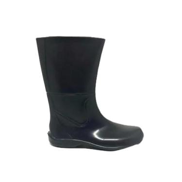Imagem de Bota Masculina Plastica Estilo Galocha Para Dias Chuvosos Para Limpeza Faxina Antiderra...