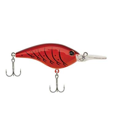 Imagem de Berkley Frittside Isca de pesca, Candy Apple Red Craw, 2 1/2 polegadas | 6 2/5 cm, perfil lateral plano clássico imita variedade de espécies e cria flash, equipado com gancho Sharp Fusion19