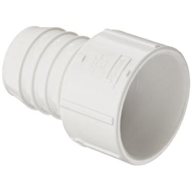 Imagem de Spears 474 Series Encaixe de tubo de PVC adaptador, Schedule 40, branco, 3,8 cm farpado x soquete de 3,8 cm