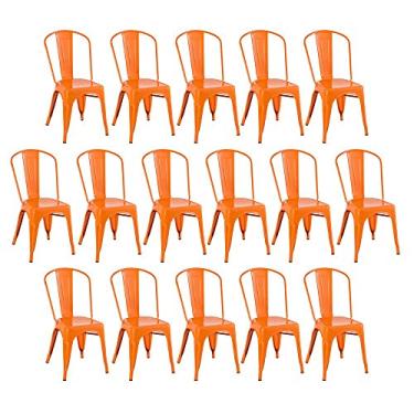 Imagem de Loft7, Kit - 16 x cadeiras Iron Tolix - Laranja