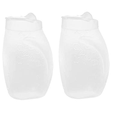 Imagem de Kit 2 Jarras Para Água Sucos 1,8 Litros Plástico 22x13x9 Cm 3001 Jaguar