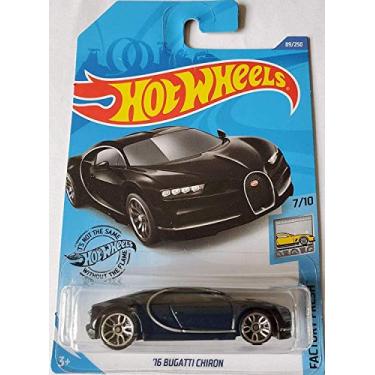 Imagem de Hot Wheels 2020 Factory Fresh '16 Bugatti Chiron, preto 89/250