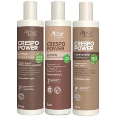 Imagem de Kit Apse Crespo Power Co Wash + Shampoo + Condicionador Acidificante H