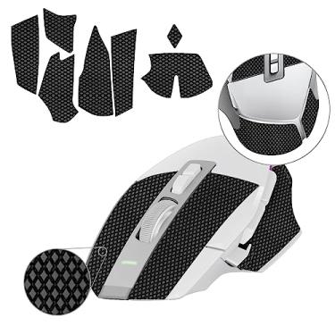 Imagem de TALONGAMES Fita antiderrapante para mouse compatível com mouse Logitech G502 X com fio/G502 X mouse para jogos sem fio, absorção de suor na palma da mão, fina 0,5 mm, cortado para ajustar, fácil de aplicar, mouse skin