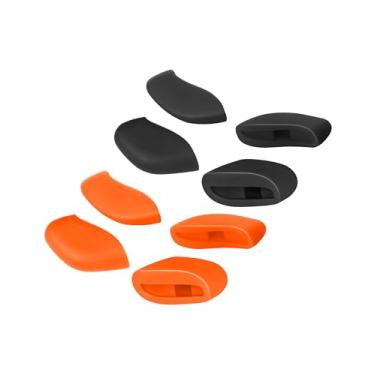 Imagem de Mryok Almofadas de nariz de substituição para óculos de sol Oakley Flak Draft OO9364 / Flak Draft Asian Fit OO9373 - Opt, Laranja e preto, One Size
