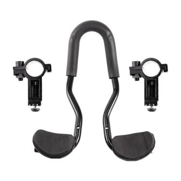 Imagem de Amagogo Descanso de Bicicleta Guiador Tt Barra de Liga de Alumínio Apoio de Braço Guiador, Leve, Acessórios de Bicicleta, Preto