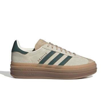 Imagem de adidas Tênis de corrida feminino Gazelle, Laranja, verde, 36