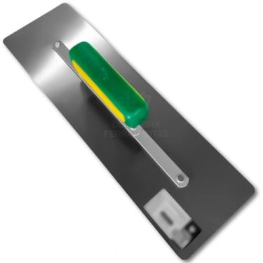 Imagem de Desempenadeira Massa Corrida Efeito Decorativo Flexível De Aço Inoxidável Galo 309/01 40 cm P/Pedreiro Profissional