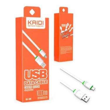 Imagem de Cabo Usb Carregador Rapido Kaidi Micro USB V8