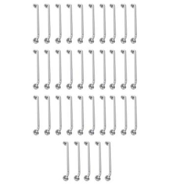 Imagem de Alça de Apoio Barra Inox 80cm Segurança Kit 34 Unidades Acessibilidade