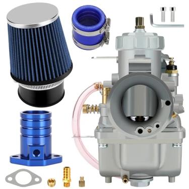 Imagem de CILOYU Kit de filtro de ar de carburador Performance VM34 para Predator 420cc 301cc GX390 GX340 GX270 Motor 11Hp 13Hp Mini Bike Go Kart Cart Cortador de grama Bomba de água peças de lavadora de