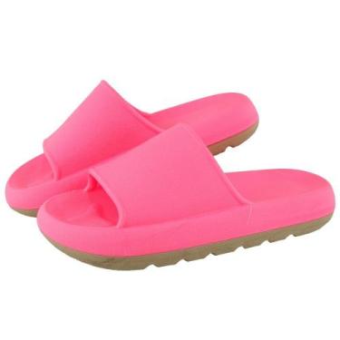 Imagem de Chinelo Nuvem Slide Feminino PU Anatomica Ortopedico Confortavel Macia