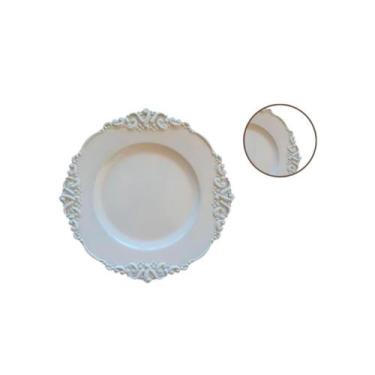 Imagem de Kit com 6 Sousplat Petit Orlando 25 cm para Sopeira - Linda e Elegante