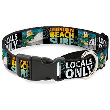 Imagem de Coleira para cães Martingale Surfing Minion Surf Beach Locals Apenas 38 a 66 cm de largura 2,5 cm