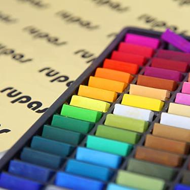 Imagem de Rupas Conjunto de giz quadrado com 48 cores pastel e seco