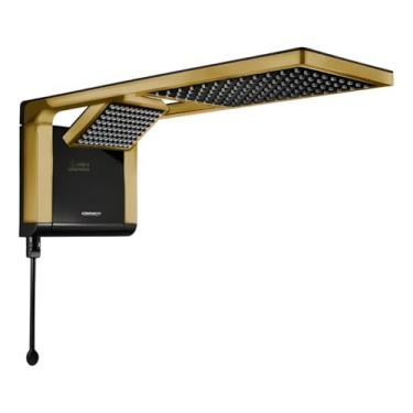 Imagem de Chuveiro Elétrico Acqua Duo 220v Preto 7800w Crie e Construa