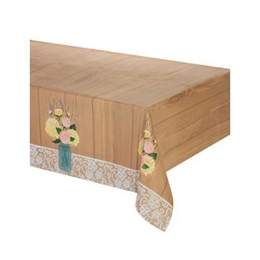 Imagem de Creative Converting Capa de mesa de plástico, 137 x 259 cm, multicolorido