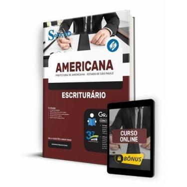 Imagem de Apostila Prefeitura de Americana - SP - Escriturário - Editora Solução