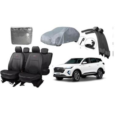 Imagem de Kit Capa Tiggo 7 Pro 2019 a 2025 + Limpador e Couro - iron tech