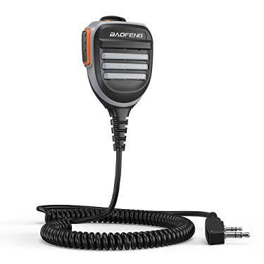 Imagem de BaoFeng Microfone com alto-falante Walkie Talkie, microfone de polícia de ombro remoto para Baofeng UV-5R Mini BF-F8HP Pro 5RM DM21 UV32 UV-21R K5PLUS GM-15 Pro UV-5G PlusAR-152 GM-5RH UV-17R