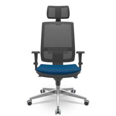 Imagem de Cadeira Brizza Presidente Tela Azul