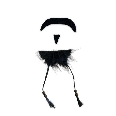 Imagem de Barba E Bigode De Pirata Com Tranças Caribe