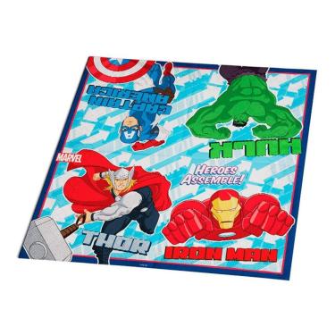Imagem de Guardanapo De Papel Estampado Vingadores - 16 Unidades