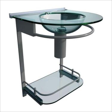 Imagem de Bancada para Banheiro com Cuba Mold - Cris Metal