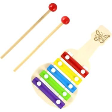 Imagem de Xilofone Musical Pedagógico, Brinquedo Educativo Infantil, 5 notas
