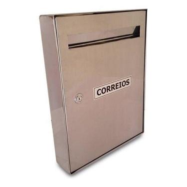 Imagem de Caixa Correio Inox P/entrada De Prédio De 30cmalt X 20cmlarg - CASINOX