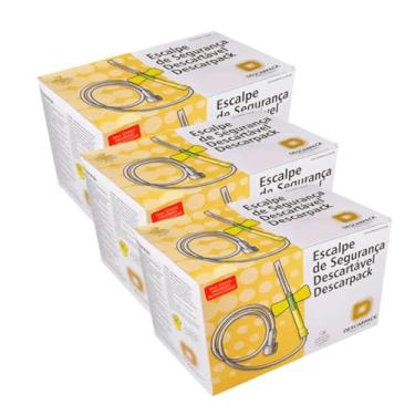 Imagem de Escalpe De Segurança Estéril Scalp 19g Descarpack - 300 Und