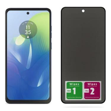 Imagem de Pelicula de Privacidade Curvada 3d 9d Para Moto G04 G24 - Mustangshop
