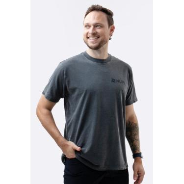 Imagem de Camiseta Hupi Casual Chumbo Institucional, Cor: Chumbo, Tamanho: Xgg