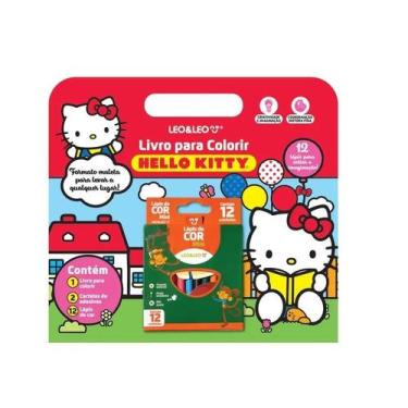 Imagem de Livro de colorir: Hello Kitty com adesivos - Leo e Leo - Leo & Leo