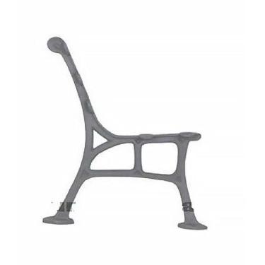 Imagem de Par Pé de Banco Praça Jardim Decoração Praça Ferro Fundido - LASSANE