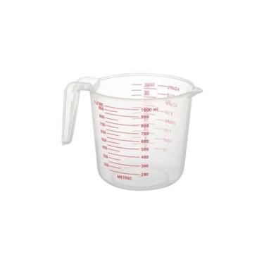 Imagem de Jarra de medição de plástico de 1 litro para pastelaria de cozinha tra