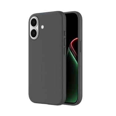 Imagem de Capa Case Premium Compatível iPhone 17 Silicone Macio Interior Veludo Proteção De Câmera Anti Impacto Reforçada Aveludada (GRAFITE)