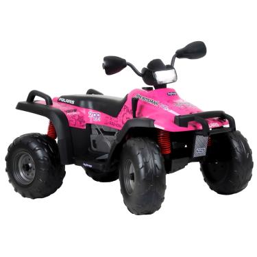 Imagem de Carrinho Eletrico Peg-Perego Polaris Sportman 700 Twin Rosa 12v
