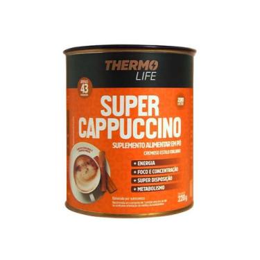 Imagem de Super Cappuccino Super Café Sem Açúcar Sem Glúten Thermo Life 220g